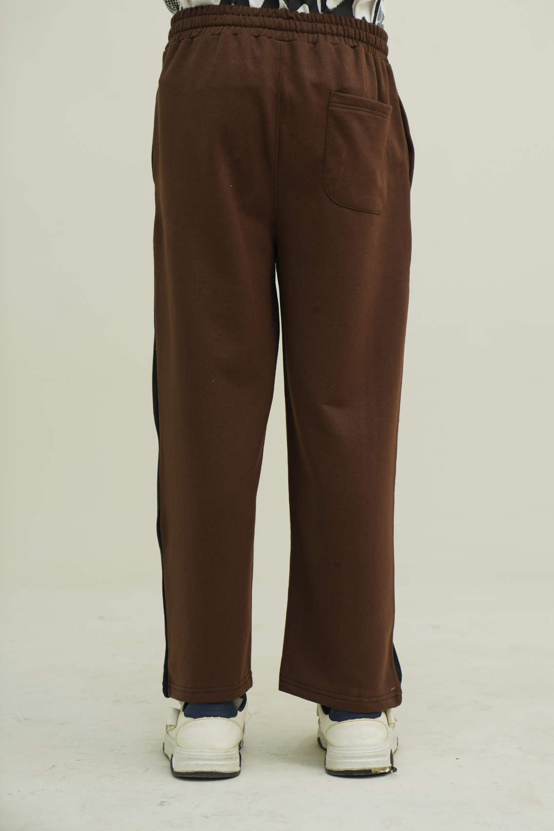 The Brown Block Trouser