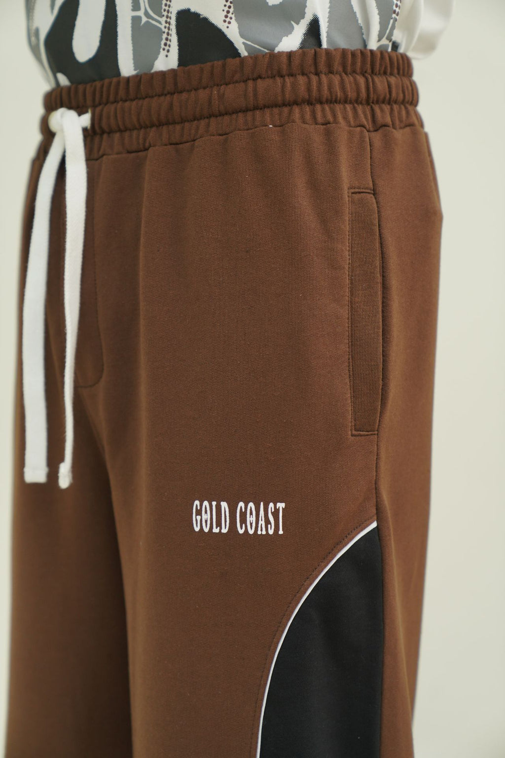 The Brown Block Trouser