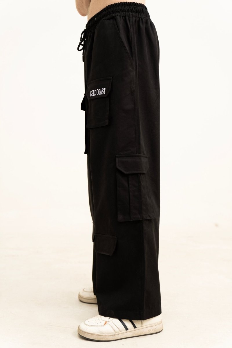 Black Cargo Trouser - Gold Coast