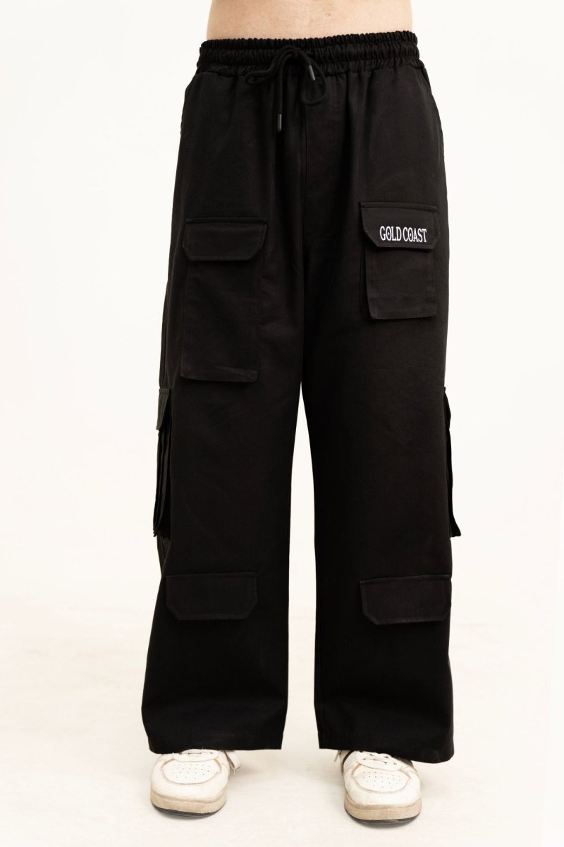 Black Cargo Trouser - Gold Coast