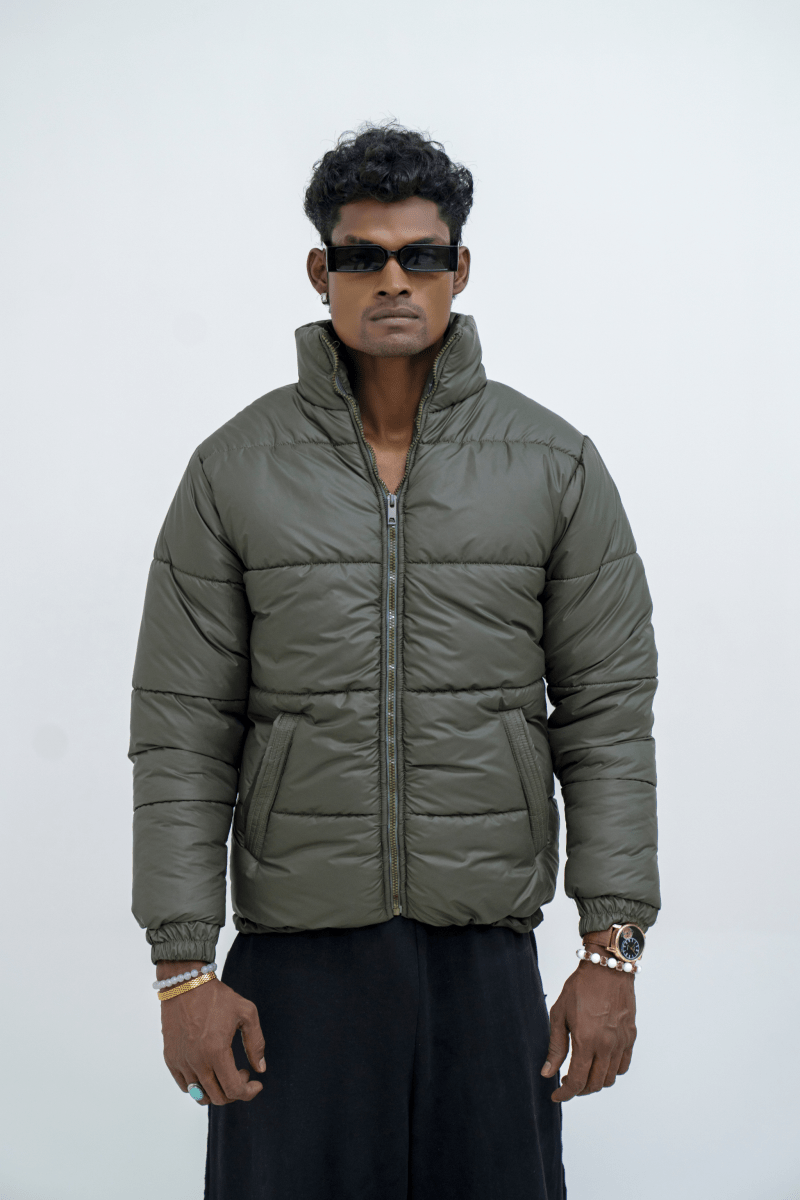 Frovenza Olive Puffer - Gold Coast