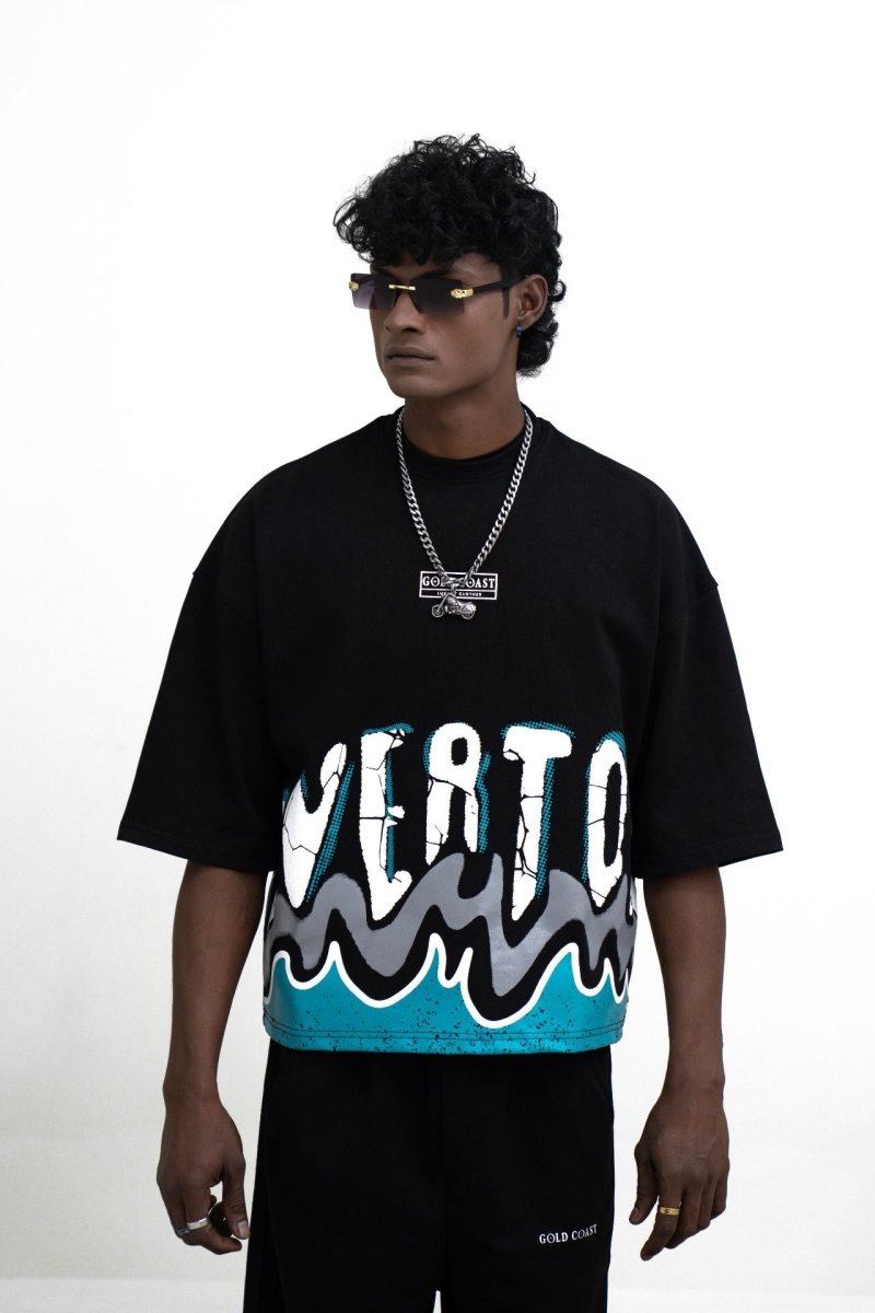 Over-Top black shirt - Gold Coast