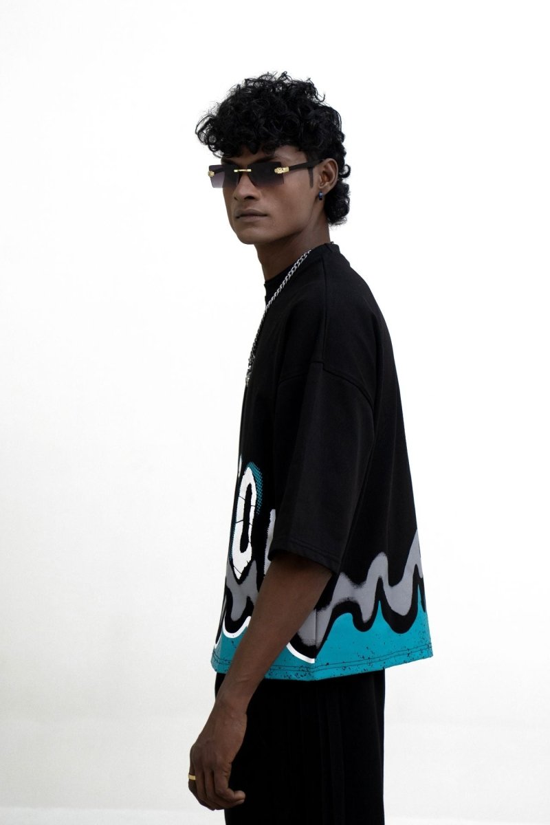 Over-Top black shirt - Gold Coast
