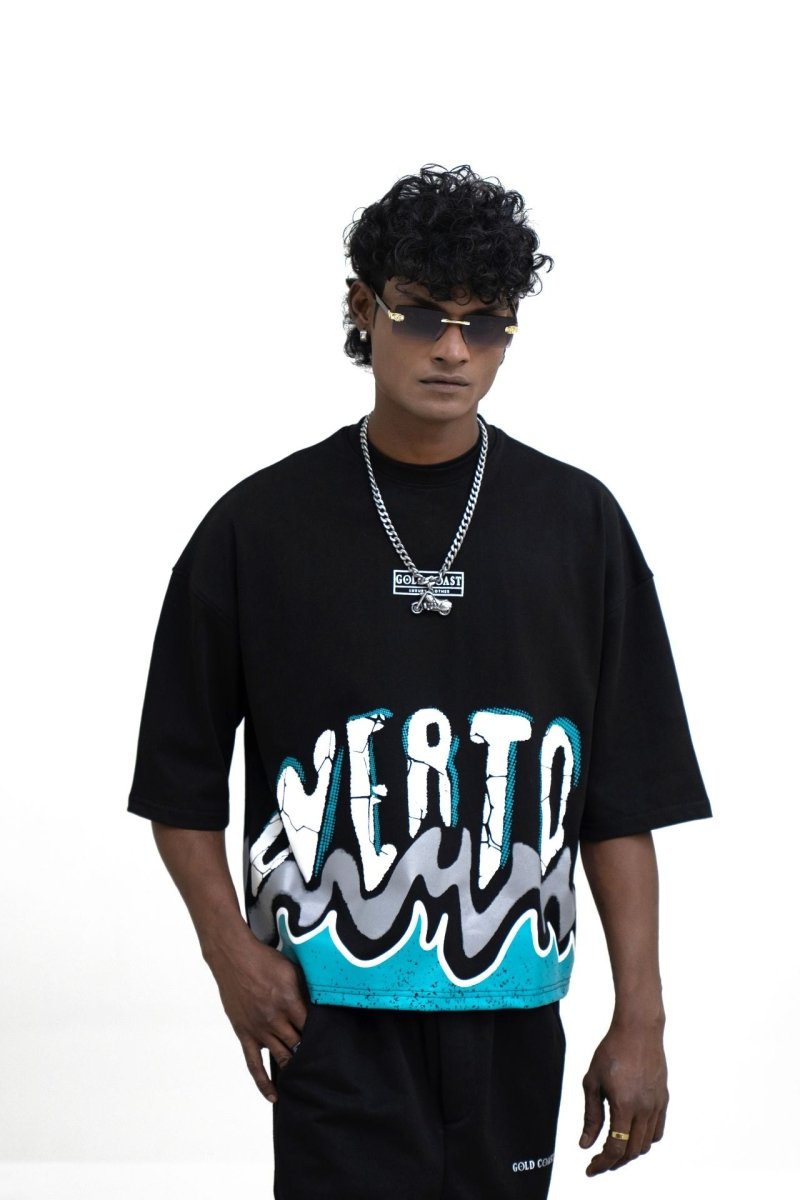 Over-Top black shirt - Gold Coast