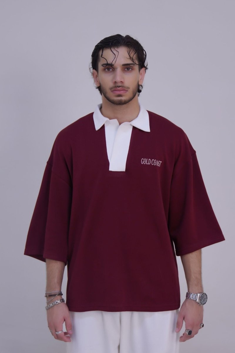 Oversized Heritage Polo - Gold Coast