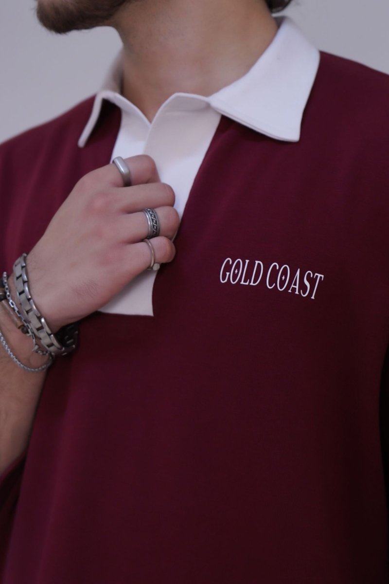 Oversized Heritage Polo - Gold Coast