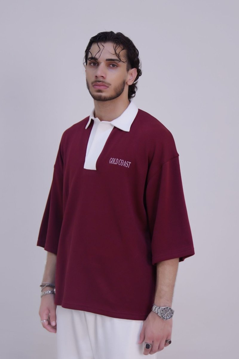Oversized Heritage Polo - Gold Coast
