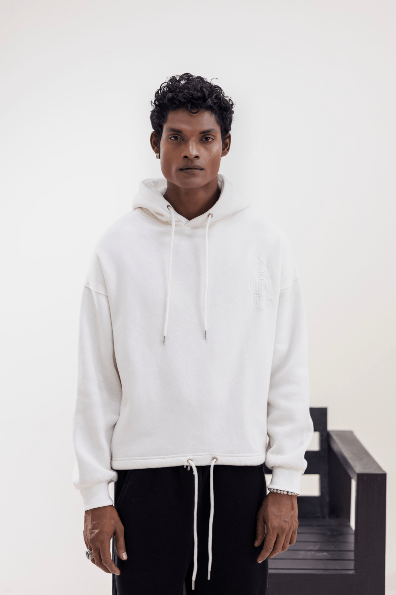 Royal White Hoodie - Gold Coast