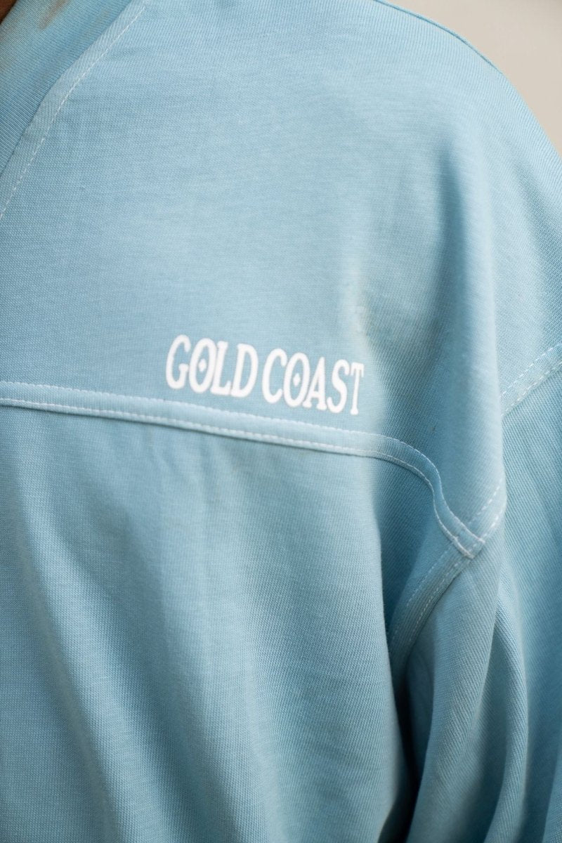 Sky Blue V - shirt - Gold Coast
