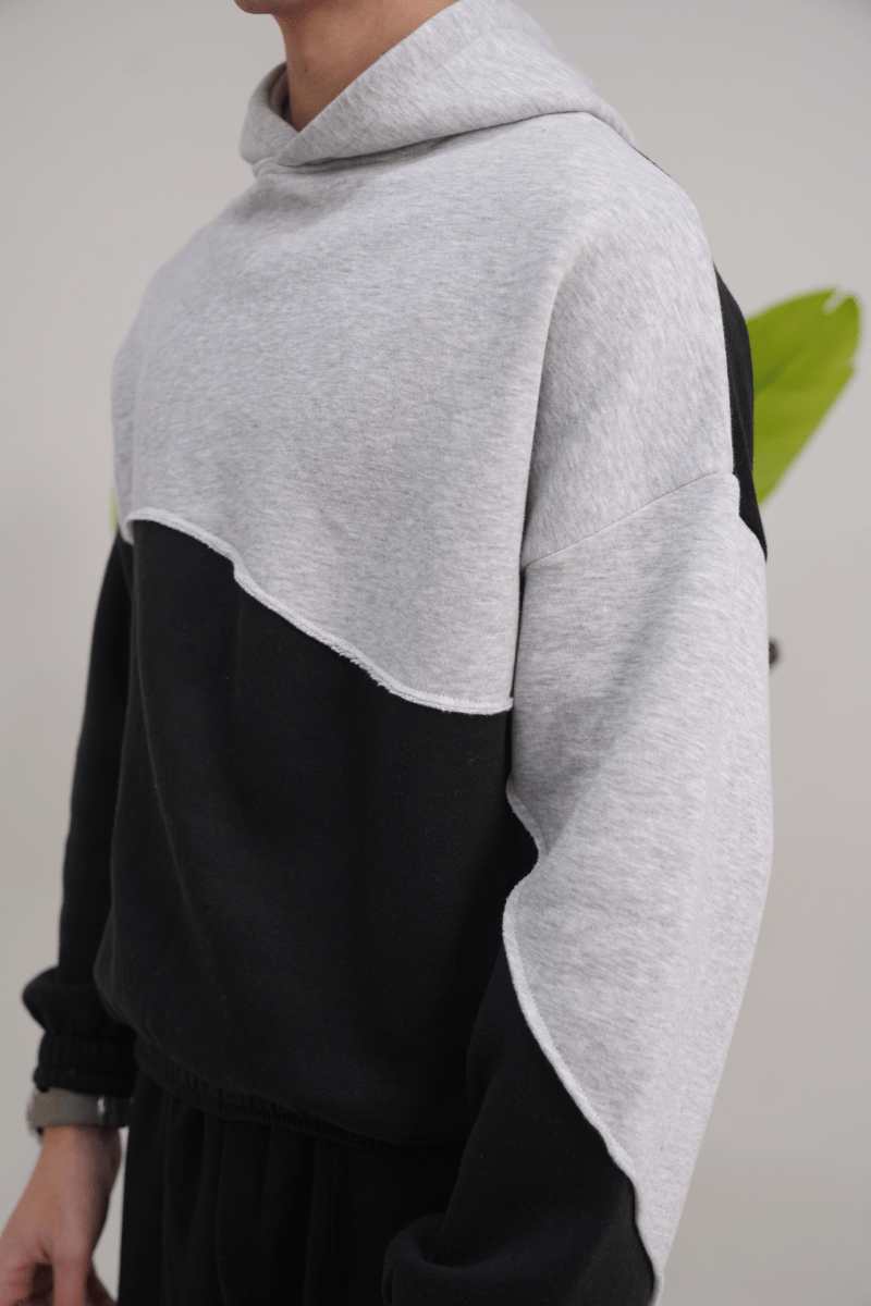 Slate Paneled Hoodie - Gold Coast