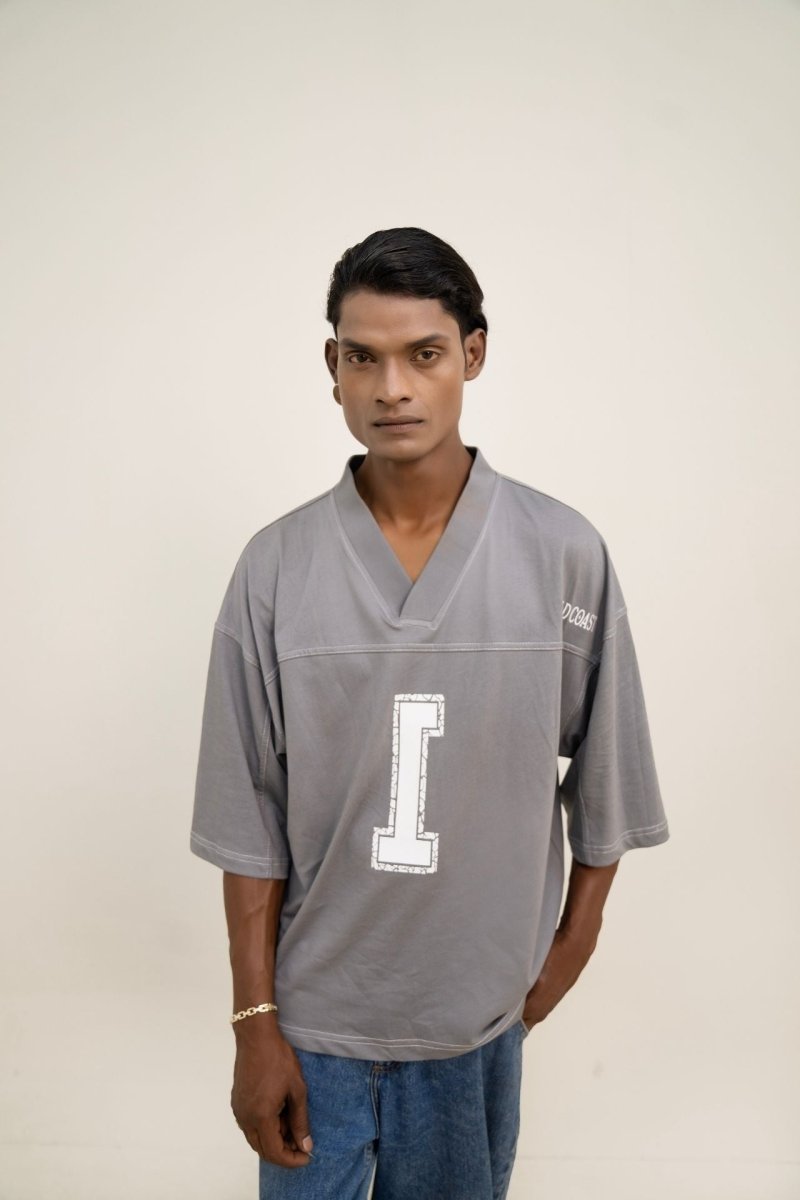Steel Gray V Shirt - Gold Coast