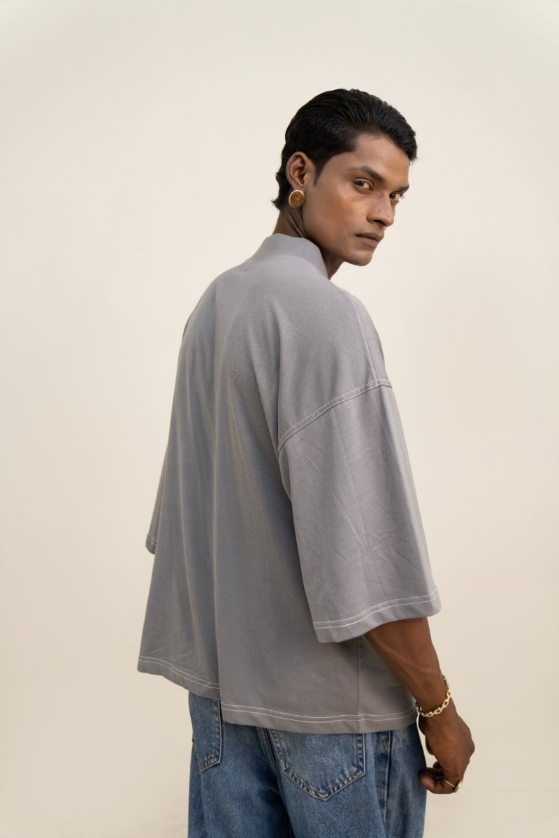 Steel Gray V Shirt - Gold Coast