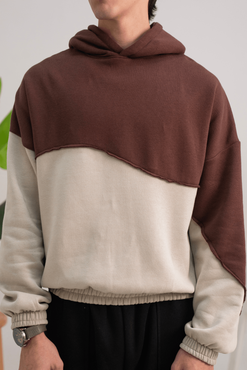 Terraform Paneled Hoodie - Gold Coast