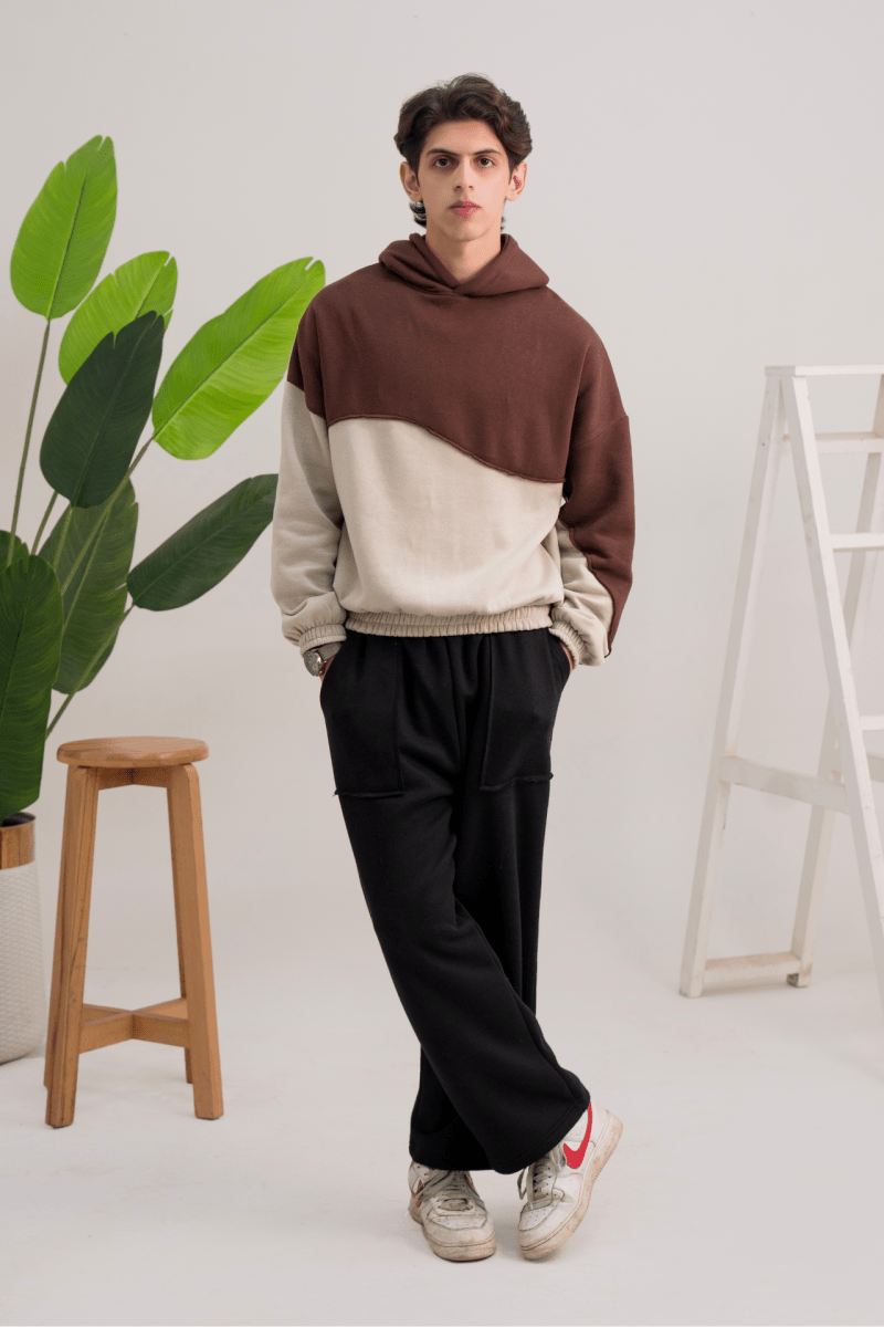 Terraform Paneled Hoodie - Gold Coast