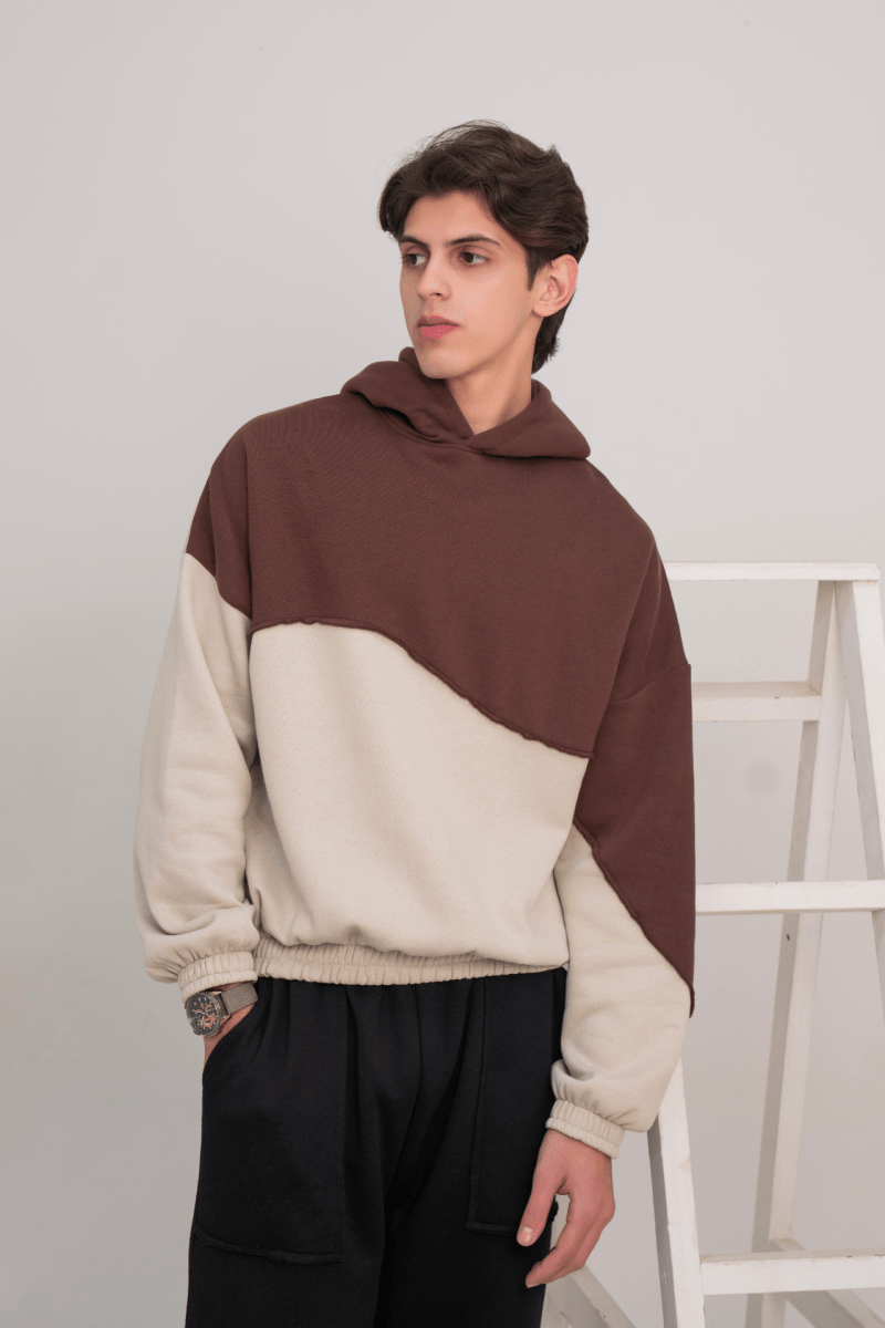 Terraform Paneled Hoodie - Gold Coast