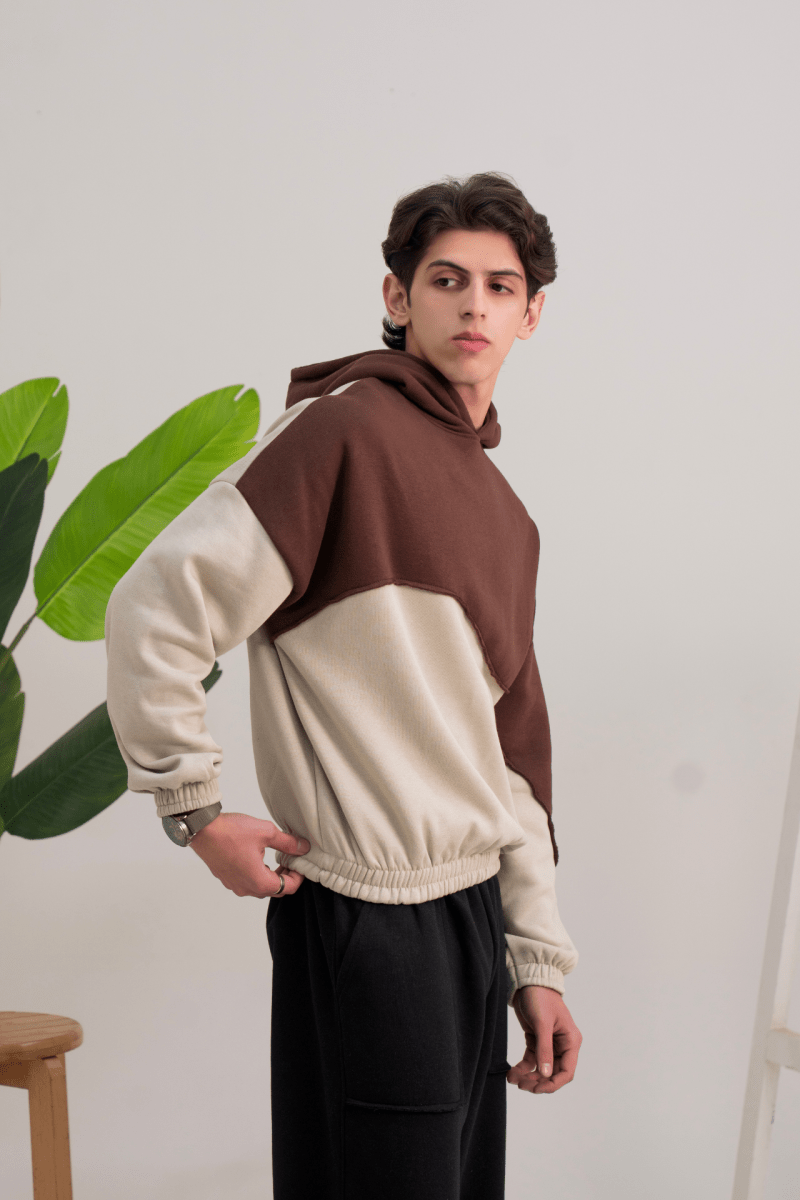 Terraform Paneled Hoodie - Gold Coast