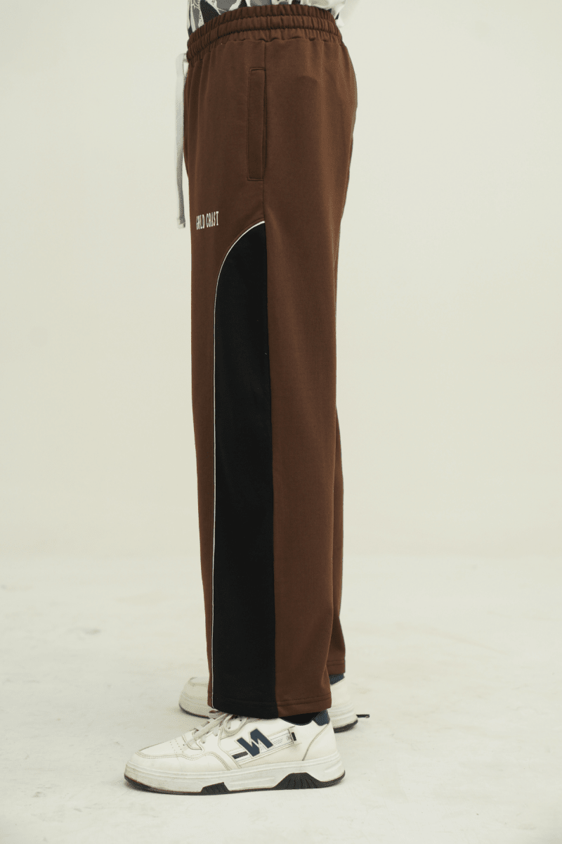 The Brown Block Trouser - Gold Coast